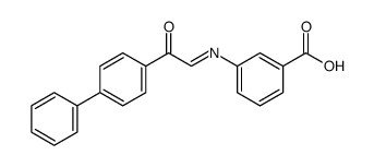 (Biphenyl-4-yl)-glyoxyliden-(3-carboxy-anil)结构式