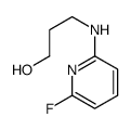 3-(6-氟-吡啶-2-基氨基)-1-丙醇结构式