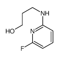 3-(6-Fluoro-pyridin-2-ylamino)-propan-1-ol structure