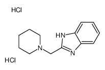 2-(piperidin-1-ylmethyl)-1H-benzimidazole,dihydrochloride结构式