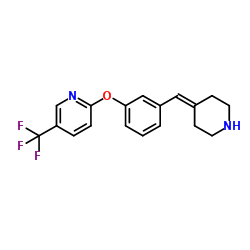 2-[3-(4-Piperidinylidenemethyl)phenoxy]-5-(trifluoromethyl)pyridine图片