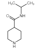 N-异丙基-4-哌啶羧酰胺盐酸盐结构式