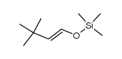 3,3-dimethyl-1-(trimethylsilyloxy)-1-butene Structure