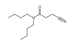 3-cyano-N,N-dibutylpropanamide结构式