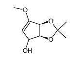 (3aS,6aS)-6-methoxy-2,2-dimethyl-3a,6a-dihydro-4H-cyclopenta[d][1,3]dioxol-4-ol Structure
