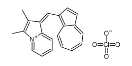 1-(azulen-1-ylmethylidene)-2,3-dimethylindolizin-4-ium,perchlorate结构式