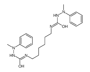 1-(N-methylanilino)-3-[6-[(N-methylanilino)carbamoylamino]hexyl]urea Structure