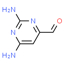 4-Pyrimidinecarboxaldehyde, 2,6-diamino- (9CI) Structure