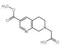 2-(3-(甲氧羰基)-5,6-二氢-1,7-萘啶-7(8H)-基)乙酸图片