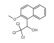 2,2,2-trichloro-1-(2-methoxy-[1]naphthyl)-ethanol Structure