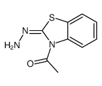 1-(2-hydrazinylidene-1,3-benzothiazol-3-yl)ethanone结构式