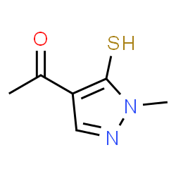 Ethanone, 1-(5-mercapto-1-methyl-1H-pyrazol-4-yl)- (9CI)结构式