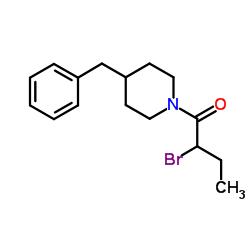 1-(4-Benzyl-1-piperidinyl)-2-bromo-1-butanone图片