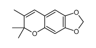 6,6,7-trimethyl-[1,3]dioxolo[4,5-g]chromene Structure