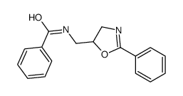 N-[(2-phenyl-4,5-dihydro-1,3-oxazol-5-yl)methyl]benzamide Structure