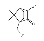 3,10-dibromo-bornan-2-one结构式