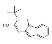 2-N-Boc-amino-1-Methyl indole Structure