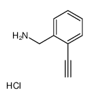 (2-ethynylphenyl)methanamine,hydrochloride Structure