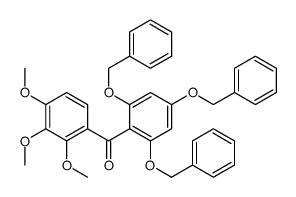 (2,3,4-trimethoxyphenyl)-[2,4,6-tris(phenylmethoxy)phenyl]methanone结构式