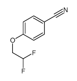 4-(2,2-difluoroethoxy)benzonitrile结构式
