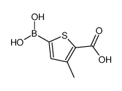 2-carboxy-3-methylthiophene-5-boronic acid结构式