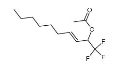 (E)-1,1,1-trifluorodec-3-en-2-yl acetate结构式