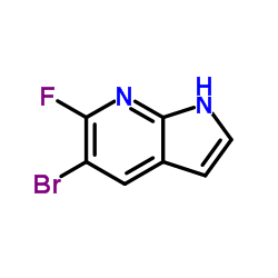 5-溴-6-氟-1H-吡咯并[2,3-b]吡啶图片