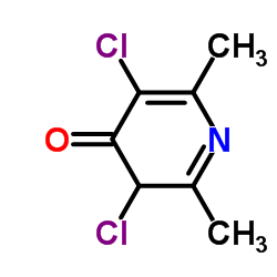 3,5-Dichloro-2,6-dimethyl-4(3H)-pyridinone Structure