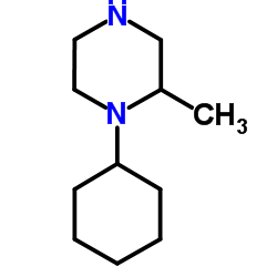 1-Cyclohexyl-2-methylpiperazine结构式