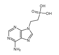 9-(2-phosphonylethyl)adenine Structure