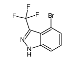 4-bromo-3-(trifluoromethyl)-1H-indazole structure