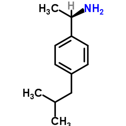 (R)-1-(4-ISOBUTYLPHENYL)ETHANAMINE结构式