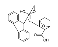 DIEXO-3-(9-H-FLUOREN-9-YLMETHOXYCARBONYLAMINO)-7-OXA-BICYCLO[2.2.1]HEPTANE-2-CARBOXYLIC ACID Structure