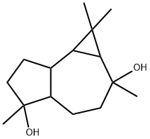 1H-Cycloprop[e]azulene-2,5-diol, decahydro-1,1,2,5-tetramethyl-结构式