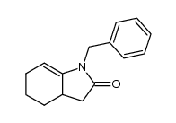 1-benzyl-3a,4,5,6-tetrahydro-1H-indol-2(3H)-one结构式