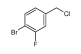 1-Bromo-4-(chloromethyl)-2-fluorobenzene Structure