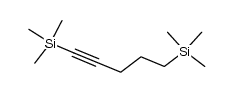 pent-1-yne-1,5-diylbis(trimethylsilane) Structure