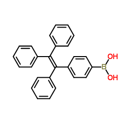 [4-(1,2,2-triphenylethenyl)phenyl]boronic acid structure