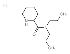 N,N-Dipropyl-2-piperidinecarboxamide hydrochloride Structure