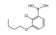 3-Butoxy-2-chlorophenylboronic acid Structure