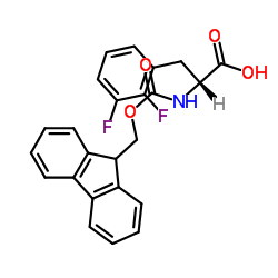 Fmoc-2,3-Difluoro-D-Phenylalanine结构式