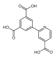 5-(4-carboxypyridin-2-yl)benzene-1,3-dicarboxylic acid Structure