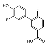 4-fluoro-3-(3-fluoro-4-hydroxyphenyl)benzoic acid结构式