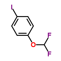 1-(Difluoromethoxy)-4-iodobenzene Structure