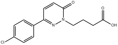 4-[3-(4-chlorophenyl)-6-oxopyridazin-1(6H)-yl]butanoic acid Structure