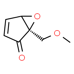 6-Oxabicyclo[3.1.0]hex-3-en-2-one,1-(methoxymethyl)-,(1R)- (9CI) Structure