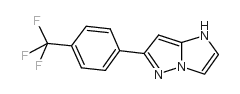 6-(4(Trifluoromethyl)phenyl)imidazo(1,2-b)pyrazole Structure