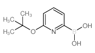 (6-(TERT-BUTOXY)PYRIDIN-2-YL)BORONIC ACID结构式