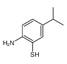 Benzenethiol, 2-amino-5-(1-methylethyl)- (9CI) Structure