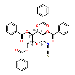 2,3,4,6-tetra-o-benzoyl-beta-d-glucopyranosyl isothiocyanate structure